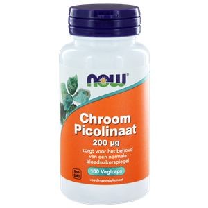 NOW Chroom Picolinaat 200 mcg (100 Capsules)