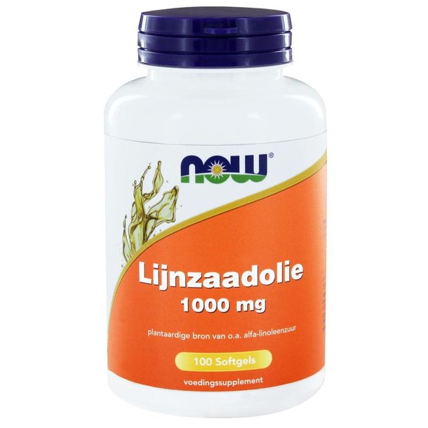 NOW Lijnzaadolie 1000mg (100 Softgels)