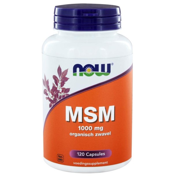 NOW MSM 1000mg (120 Capsules)