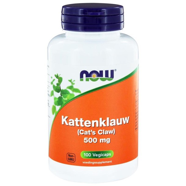 NOW Kattenklauw 500mg (100 Vegetarische capsules)