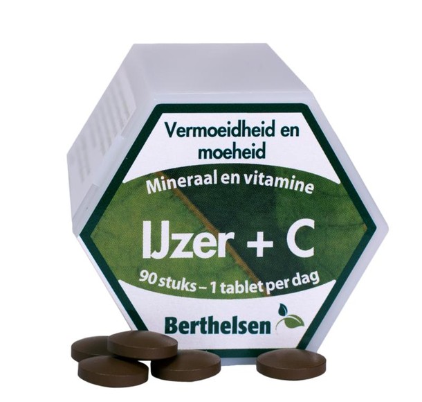 Berthelsen IJzer + vitamine C (90 Tabletten)