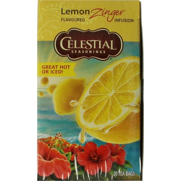 Celestial Season Lemon zinger herb tea (20 Zakjes)