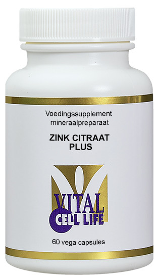 Vital Cell Life Zink citraat plus (60 Capsules)