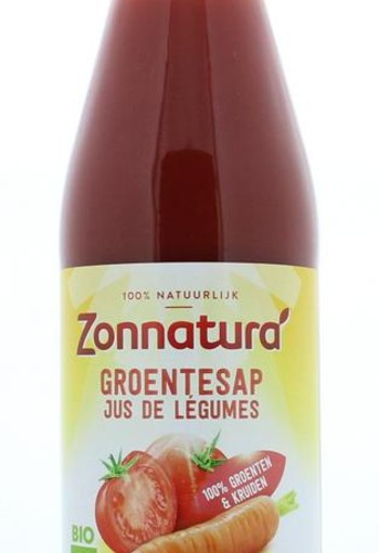 Zonnatura Groente sap bio (750 Milliliter)