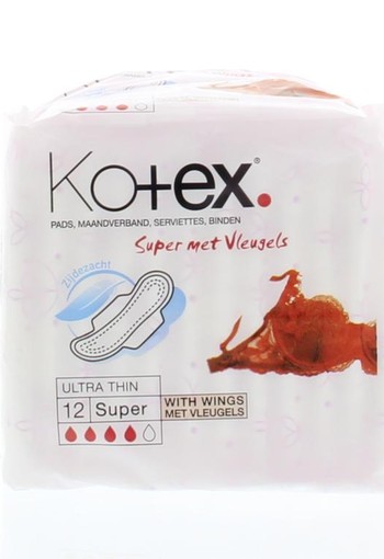 Kotex Ultra super plus met vleugels (12 Stuks)