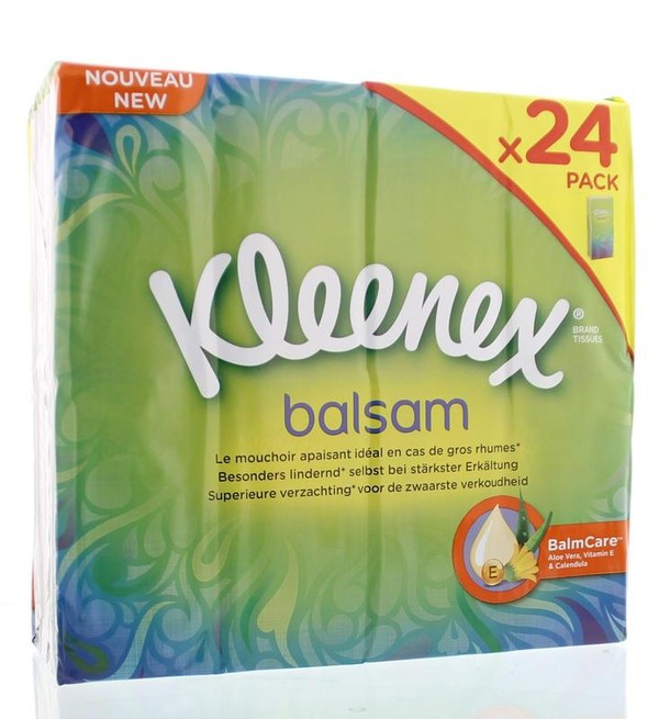 Kleenex Balsam zakdoekjes (24 Stuks)