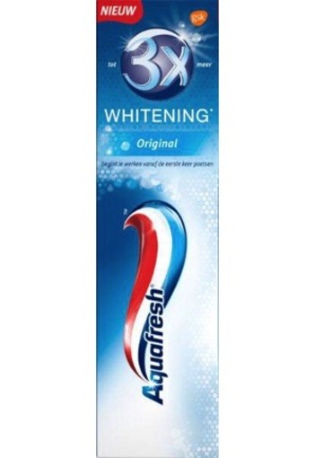 Aquafresh Tandpasta 3 X Whitening 75ml