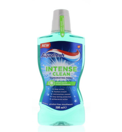 Aquafresh Mondwater Intense Clean Fresh 500ml