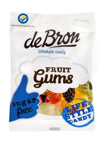 De Bron Fruitgums suikervrij (100 Gram)