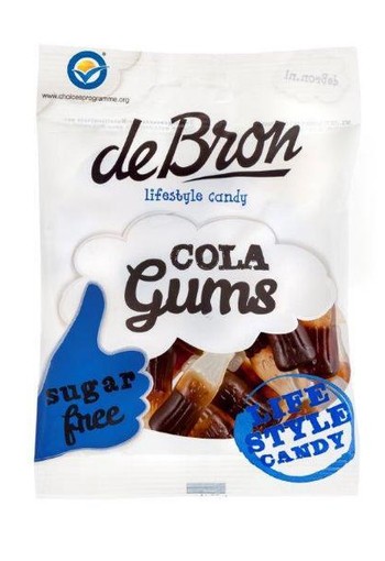 De Bron Cola gums suikervrij (100 Gram)