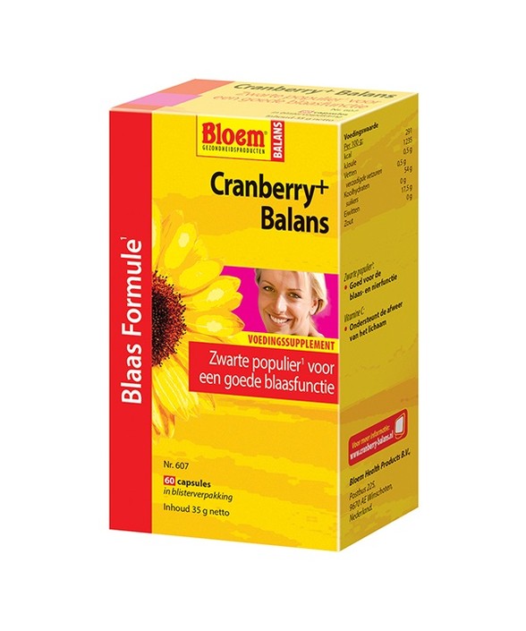 Bloem Cranberry+ balans (60 Capsules)