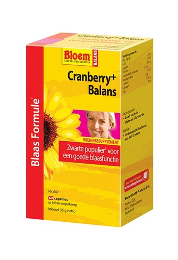 Bloem Cranberry+ balans (60 Capsules)