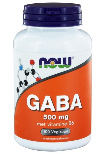 NOW GABA 500 mg (100 Vegetarische capsules)