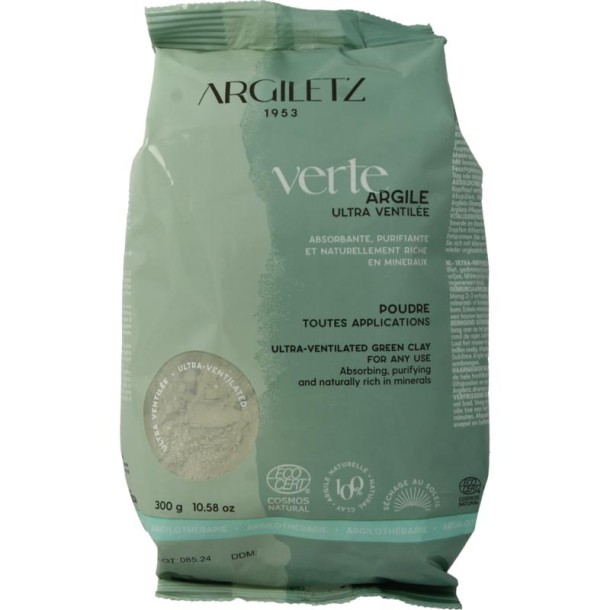 Argiletz Klei ultrafijn groen (300 Gram)