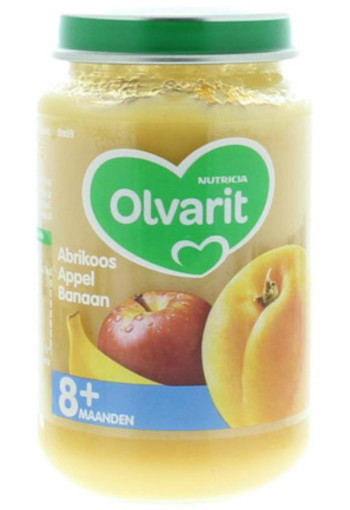 Olvarit Abrikoos Appel Banaan 8m59 200g