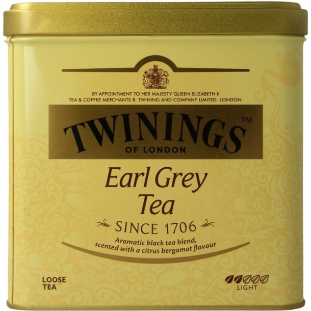 Twinings Earl grey blik (500 Gram)