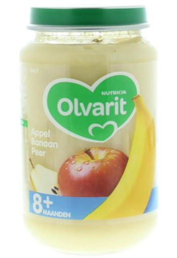 Olvarit Appel Banaan Peer 8m57 200g