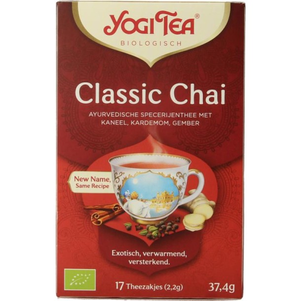 Yogi Tea Classic chai bio (17 Zakjes)