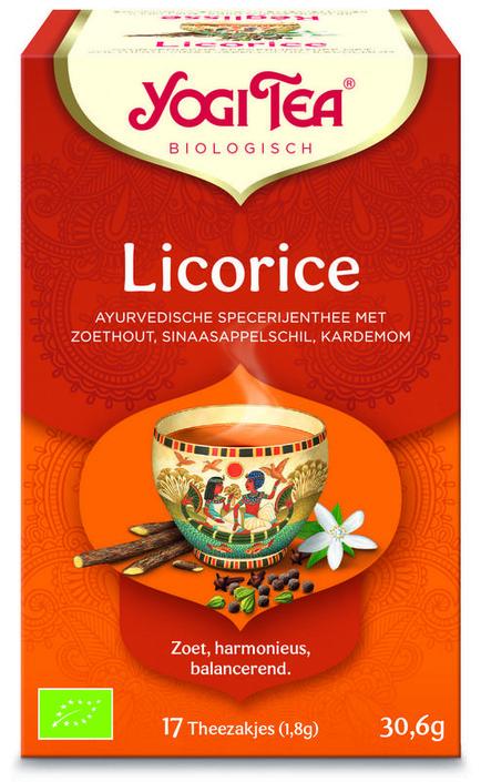 Yogi Tea Licorice Egyptian bio (17 Zakjes)