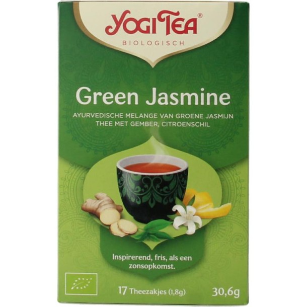 Yogi Tea Green jasmine bio (17 Zakjes)