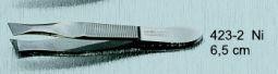 Malteser Pincet 6.5cm nikkel 423-2 (1 Stuks)