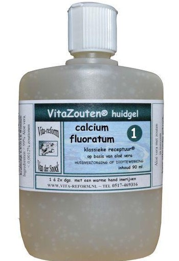 Vitazouten Calcium fluoratum huidgel nr. 01 (90 Milliliter)