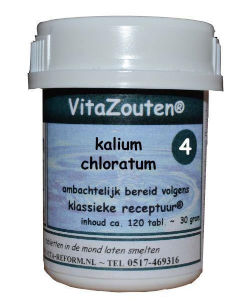 Vitazouten Kalium muriaticum/chloratum VitaZout nr. 04 (120 Tabletten)