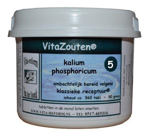 Vitazouten Kalium phosphoricum VitaZout nr. 05 (360 Tabletten)