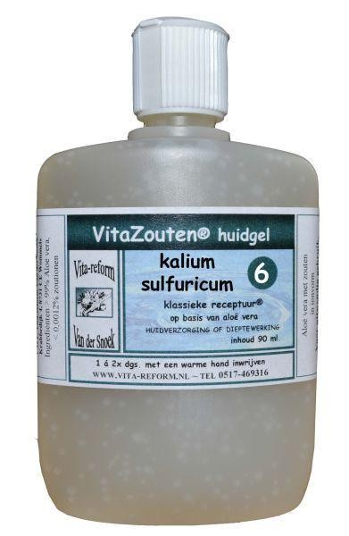 Vitazouten Kalium sulfuricum huidgel nr. 06 (90 Milliliter)