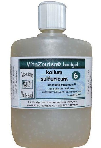 Vitazouten Kalium sulfuricum huidgel nr. 06 (90 Milliliter)