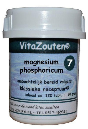 Vitazouten Magnesium phosphoricum VitaZout nr. 07 (120 Tabletten)