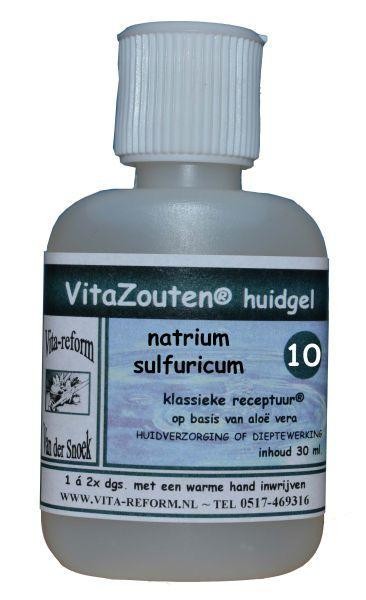 Vitazouten Natrium sulfuricum huidgel nr. 10 (30 Milliliter)