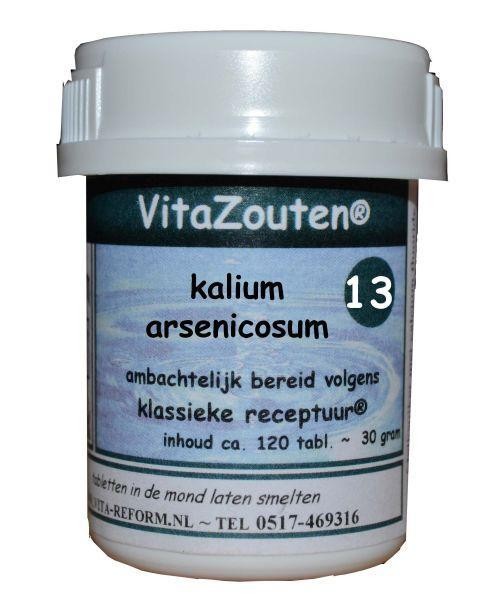 Vitazouten Kalium arsenicosum VitaZout nr. 13 (120 Tabletten)