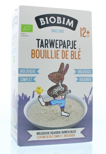 Biobim Tarwepapje 12 maanden bio (250 Gram)