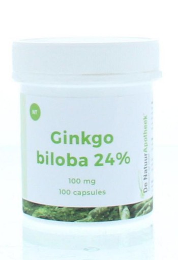 Natuurapotheek Ginkgo biloba 24% 100mg (100 Capsules)