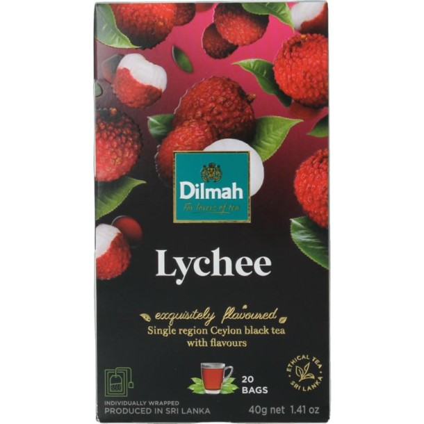 Dilmah Lychee fun tea (20 Zakjes)