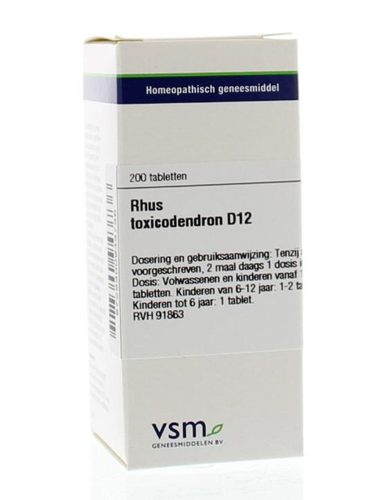 VSM Rhus toxicodendron D12 (200 Tabletten)