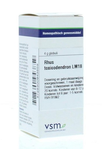 VSM Rhus toxicodendron LM18 (4 Gram)