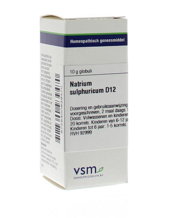 VSM Natrium sulphuricum D12 (10 Gram)