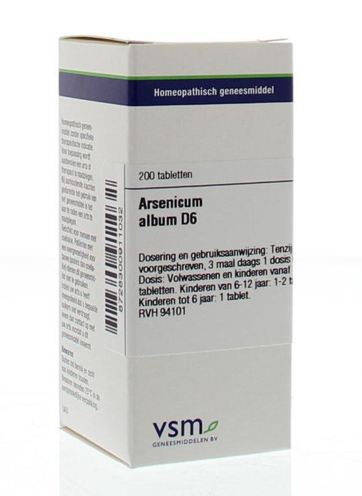VSM Arsenicum album D6 (200 Tabletten)