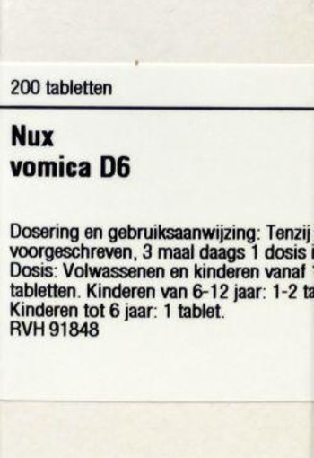 VSM Nux vomica D6 (200 Tabletten)