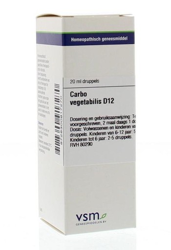 VSM Carbo vegetabilis D12 (20 Milliliter)