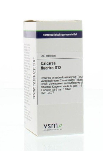 VSM Calcarea fluorica D12 (200 Tabletten)