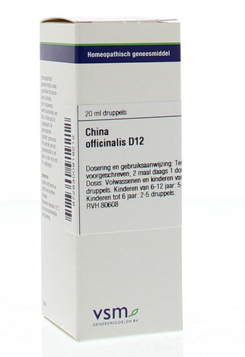 VSM China officinalis D12 (20 Milliliter)