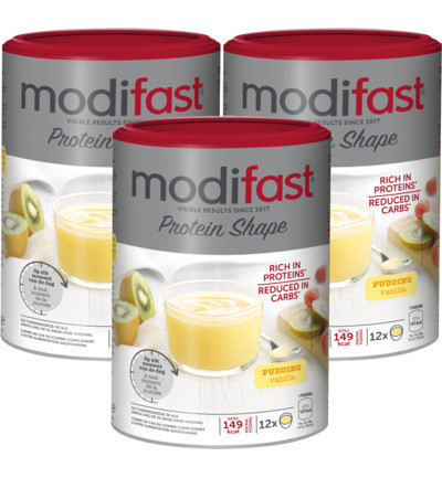 Modifast Protein Shape Pudding Vanille Trio 3x 540gr