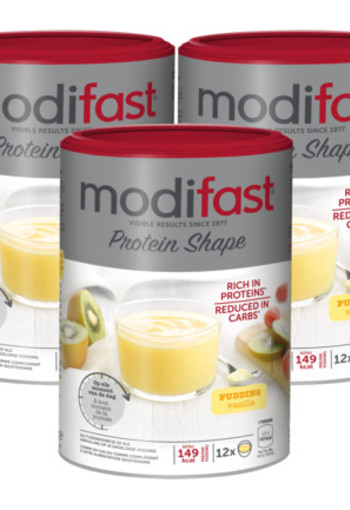 Modifast Protein Shape Pudding Vanille Trio 3x 540gr