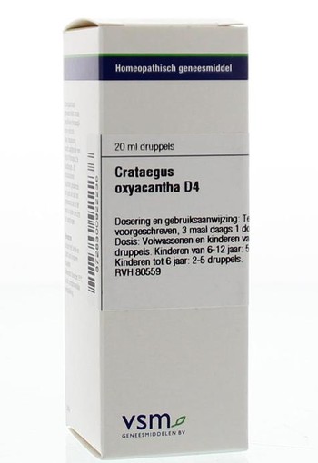 VSM Crataegus oxyacantha D4 (20 Milliliter)