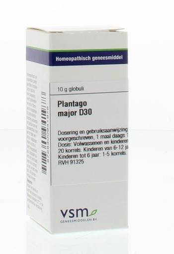 VSM Plantago major D30 (10 Gram)