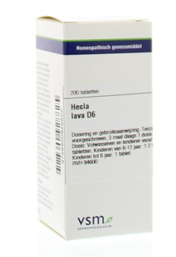 VSM Hecla lava D6 (200 Tabletten)