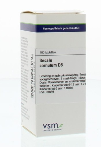 VSM Secale cornutum D6 (200 Tabletten)